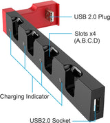 Ipega Joy Con Charger Charging Dock Stand Station