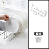 Iron Kitchen Dish Drying Rack Holder Luxury Cabinet