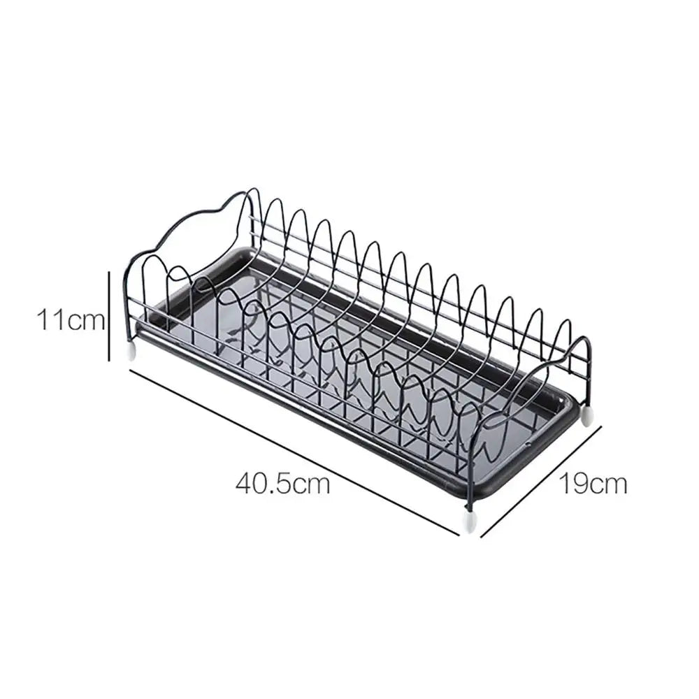 Iron Kitchen Dish Drying Rack Holder Luxury Cabinet