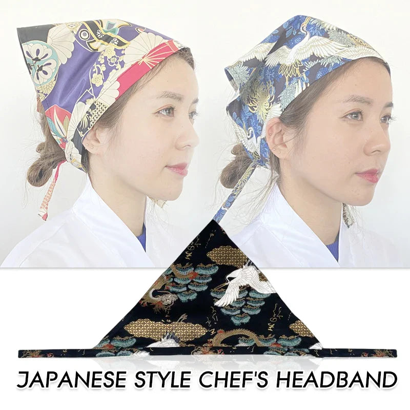 Japanese Chef Hat Kitchen Restaurant Waiter Sushi Caps