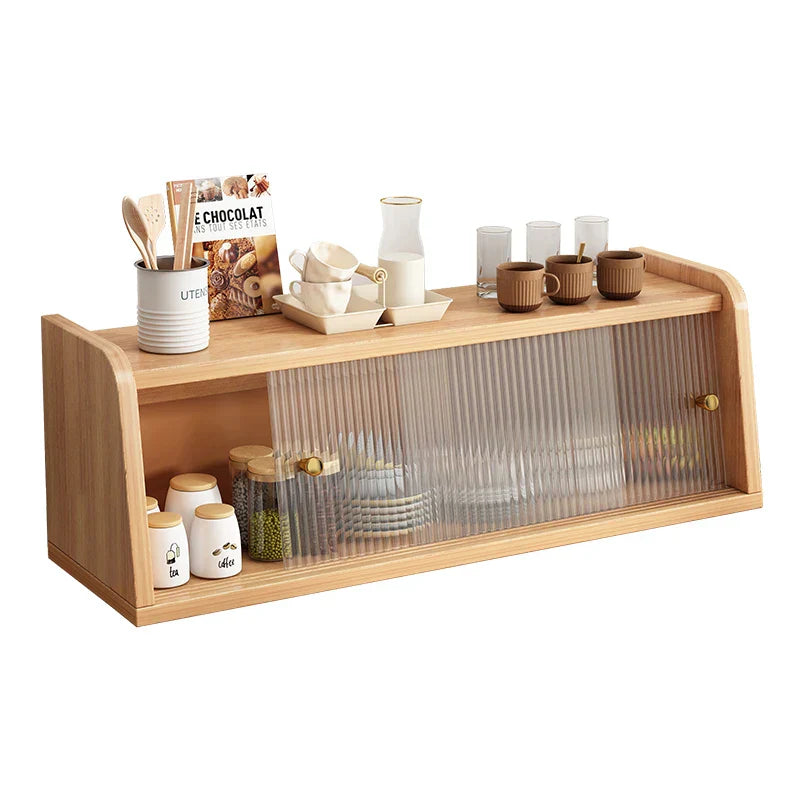 Japanese Meal Side Cabinet Multi-function Kitchen Shelf Acrylic