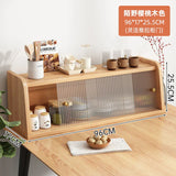 Japanese Meal Side Cabinet Multi-function Kitchen Shelf Acrylic