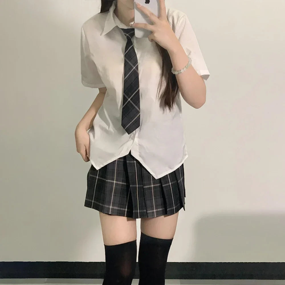 Japanese School Uniforms for Girl AutumnWinter Multicolor Long