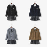 Japanese School Uniforms for Girl AutumnWinter Multicolor Long