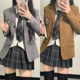 Japanese School Uniforms for Girl AutumnWinter Multicolor Long