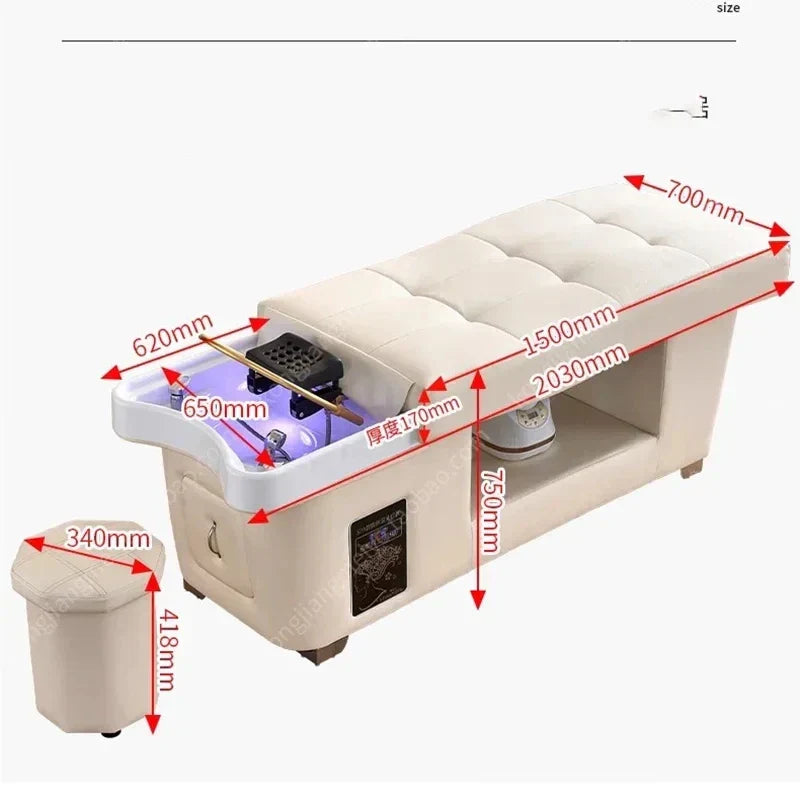 Japanese Shampoo Chair Head Spa Fumigation Water Circulation