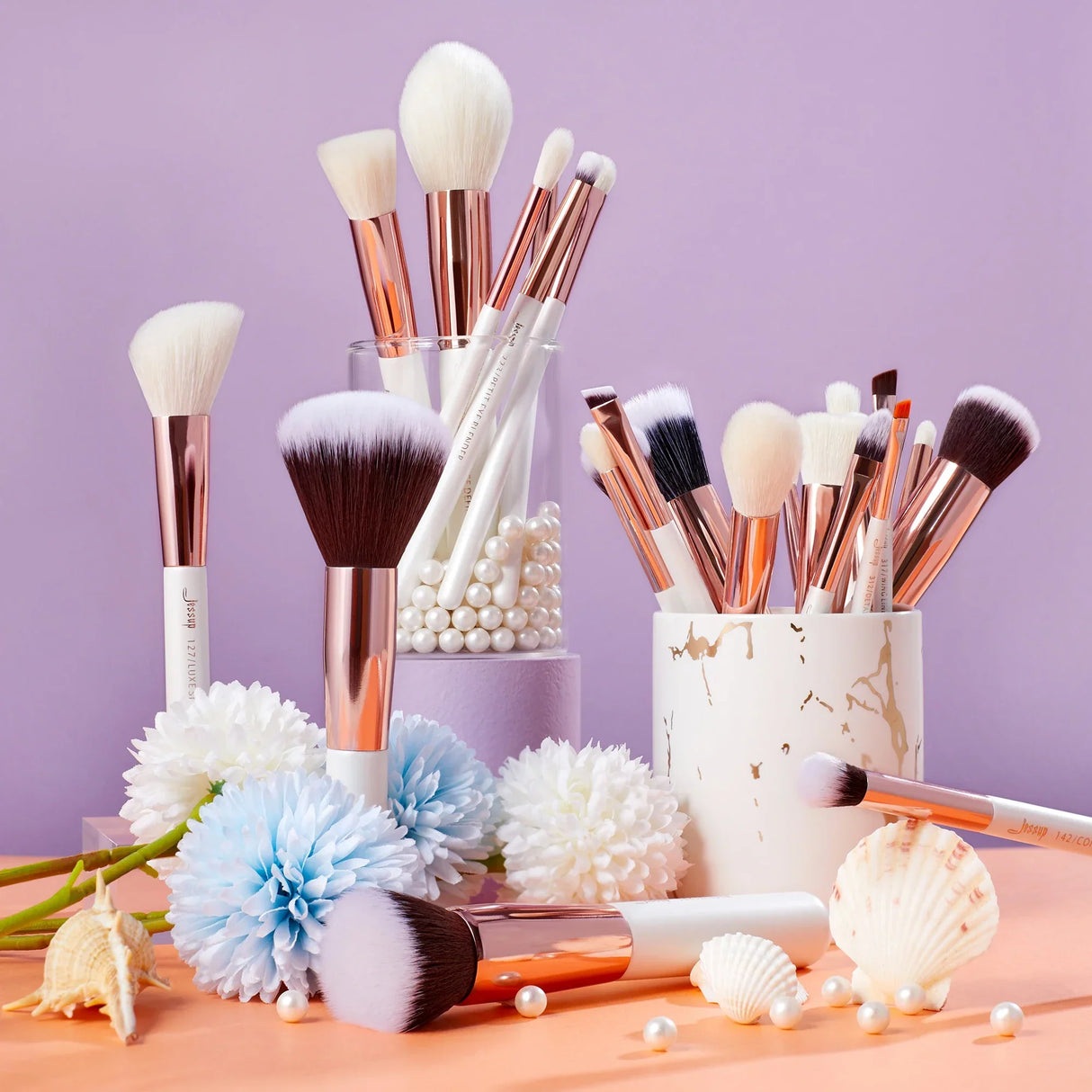 Jessup Professional Makeup Brushes Set,25pcs Makeup Brush Foundation