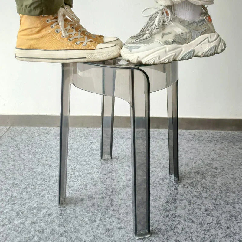 Joylove Transparent Plastic Stool Household Thickened Acrylic Stool