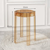 Joylove Transparent Plastic Stool Household Thickened Acrylic Stool