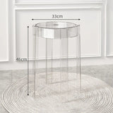 Joylove Transparent Plastic Stool Household Thickened Acrylic Stool