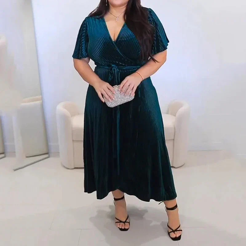 KUCLUT Women Plus Size Dress Summer Simple Solid