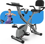 KURONO Stationary Exercise Bike for Home Workout, 4