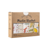 Kangobaby 5 Pieces Pack Multi-Functional Bamboo Cotton Muslin