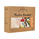 Kangobaby 5 Pieces Pack Multi-Functional Bamboo Cotton Muslin