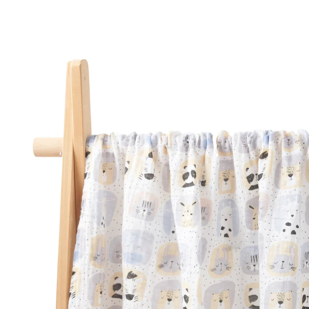 Kangobaby All Season Muslin Swaddle Blanket Baby Wrap