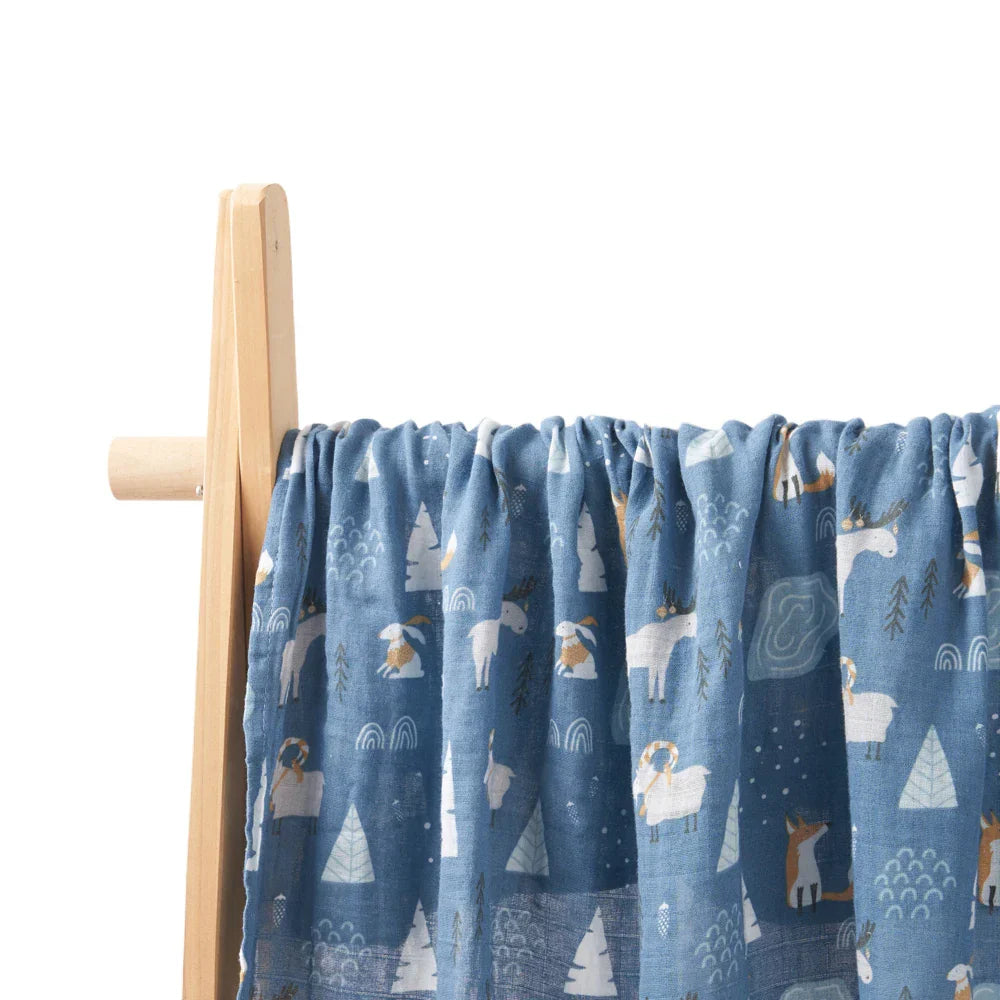 Kangobaby All Season Muslin Swaddle Blanket Baby Wrap