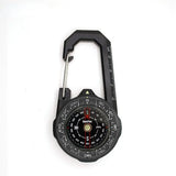 Kanpas Waterproof Carabiner Outdoor Compass with Luminous and