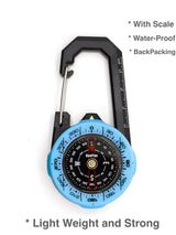 Kanpas Waterproof Carabiner Outdoor Compass with Luminous and