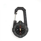 Kanpas Waterproof Carabiner Outdoor Compass with Luminous and
