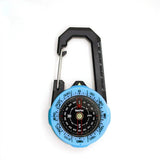 Kanpas Waterproof Carabiner Outdoor Compass with Luminous and