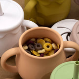 Kawaii Children's Silicone Learning Drinking Cup Baby Snack