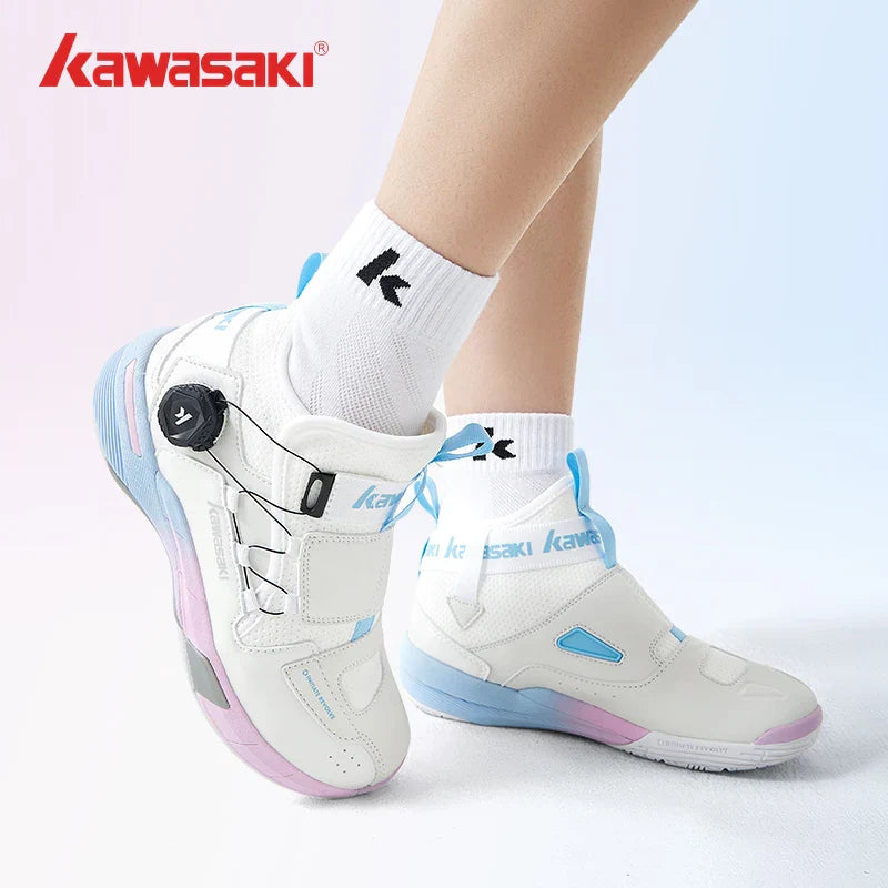 Kawasaki Shock-absorbing Women Sneakers Unisex Mens Tennis Professional