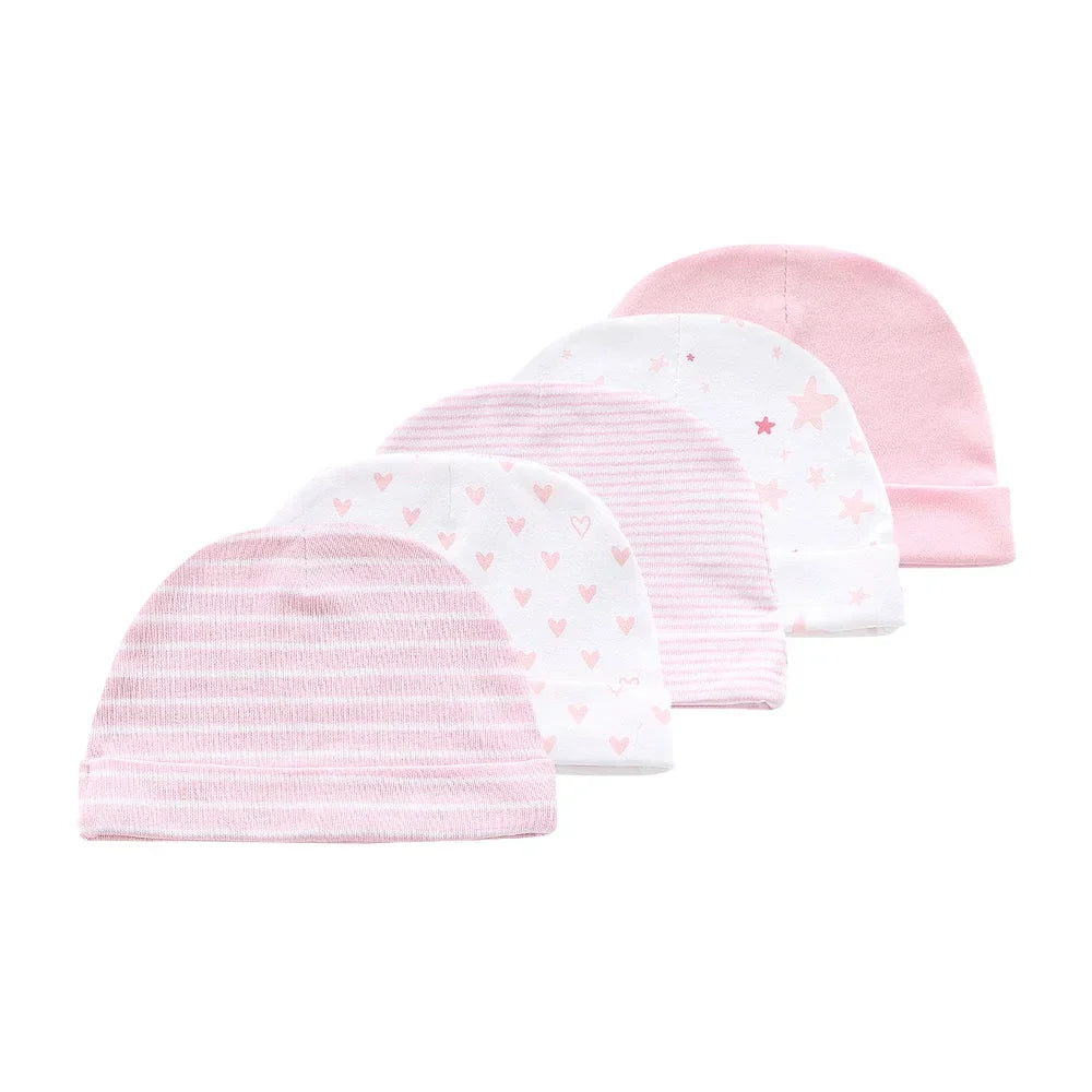 Kiddiezoom 10Pcs/lot Newborn Cap+Gloves Set Baby Boy Clothes
