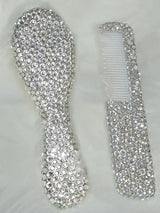 Kids Baby Girl Brush wool Comb Crystal Rhinestones