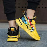 Kids Casual Shoes Boys Leather 5-15y Children Tennis