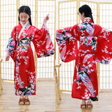 Kids Girls Novelty National Japan Kimono Traditional Yukata