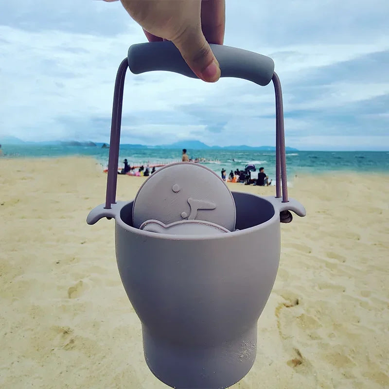Kids Summer Soft Silicone Seaside Beach Toys Cute