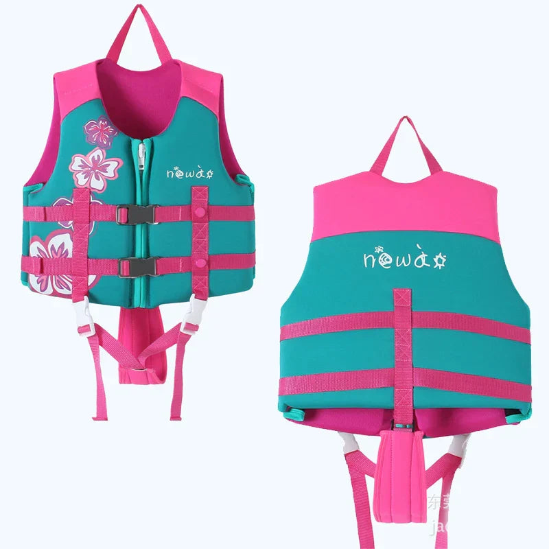 Kids Swimming Jacket Neoprene Safety Life Vest Water