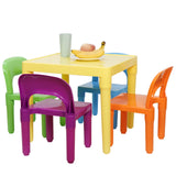Kids Table and 4 Chairs Toddler Child Party