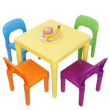Kids Table and 4 Chairs Toddler Child Party