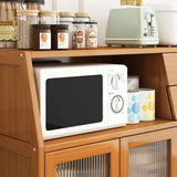 Kitchen Bakers Rack, Microwave Oven Stand with Shelves,