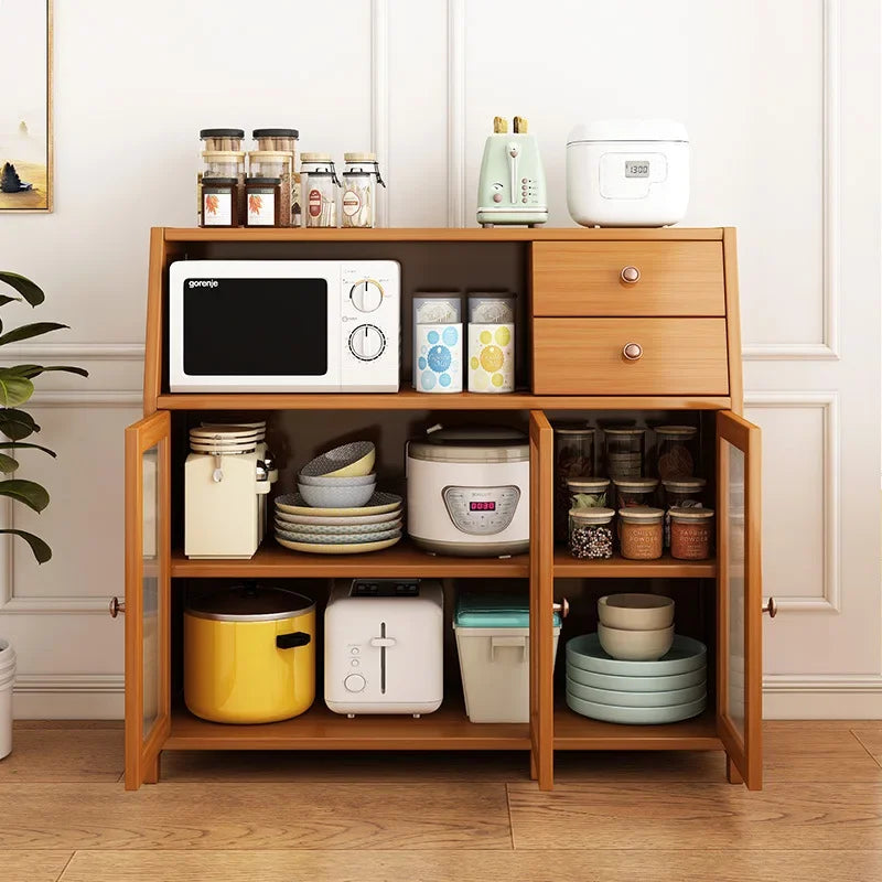 Kitchen Bakers Rack, Microwave Oven Stand with Shelves,