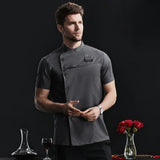 Kitchen Jacket Catering Uniform Short Sleeve Chef Clothes