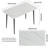 Kitchen Table Rectangle Dining Table Modern Dining Room