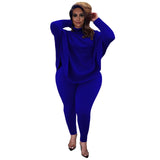 Knitted Plus Size Women 2 Piece Set Casual