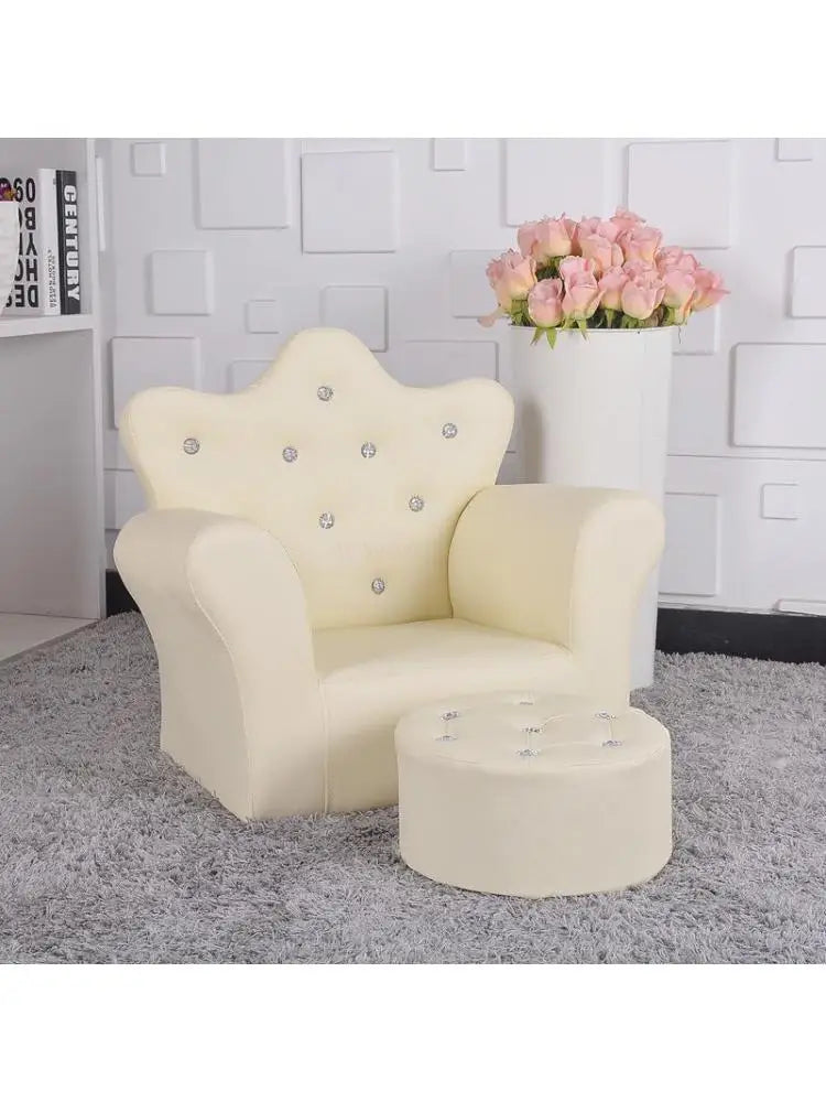 Korean Children's Furniture Chair Quality Crown Combination Sofa