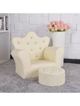 Korean Children's Furniture Chair Quality Crown Combination Sofa