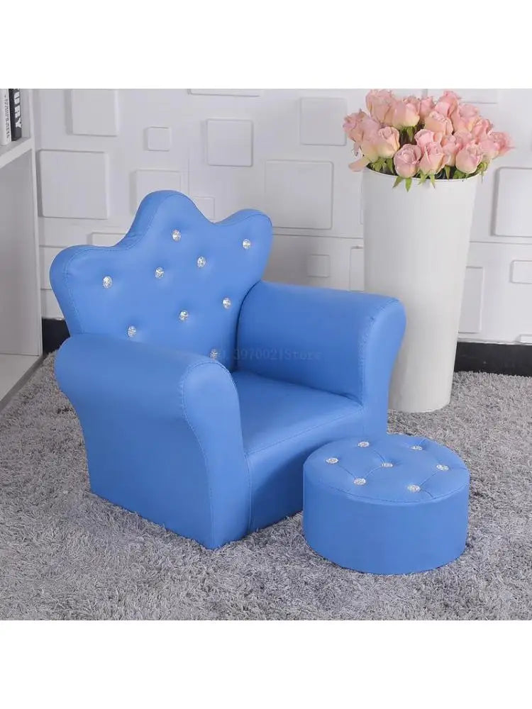 Korean Children's Furniture Chair Quality Crown Combination Sofa