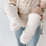 Korean Cute Baby Socks Thick Warm Toddler White