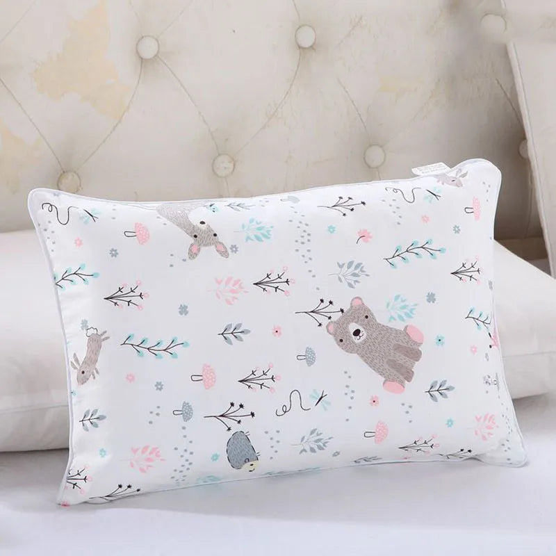 Korean Cute Style Pure Cotton Infant Pillowcase Cartoon