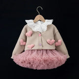 Korean Kid Set Baby Girls Suit Autumn New