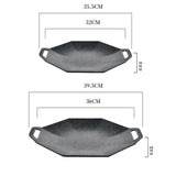 Korean Non-Stick Outdoor BBQ Skillet Cast Iron Frying