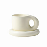 Korean Style Fatty Mug Design Splash Ink Ceramic