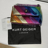 Kurt G London Multi-Coloured Patchwork Crossbody Bags For