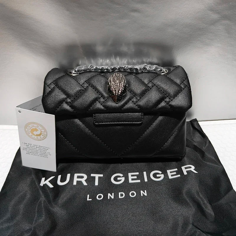 Kurt Geiger London Mini Quilted Eagle Metal Women