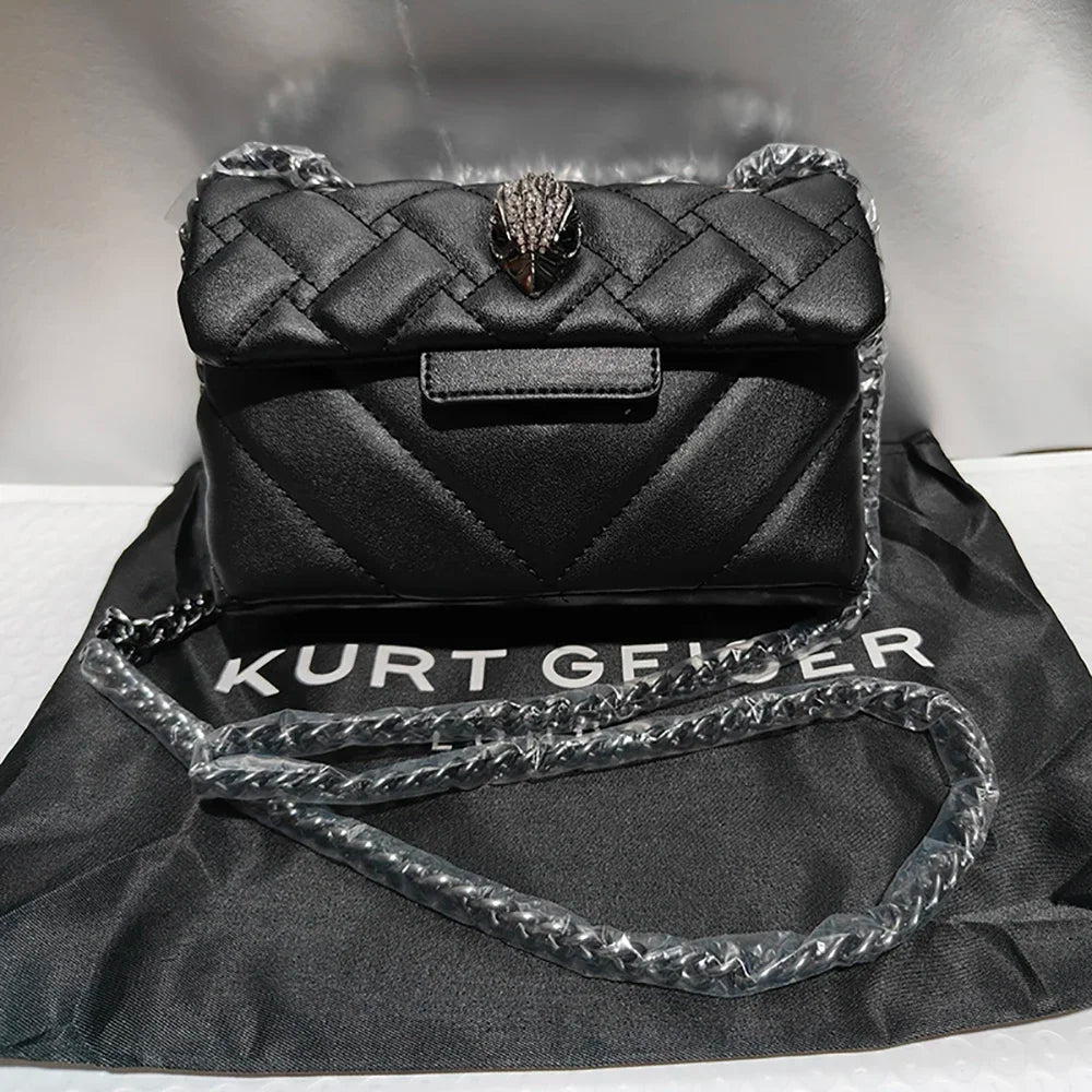 Kurt Geiger London Mini Quilted Eagle Metal Women